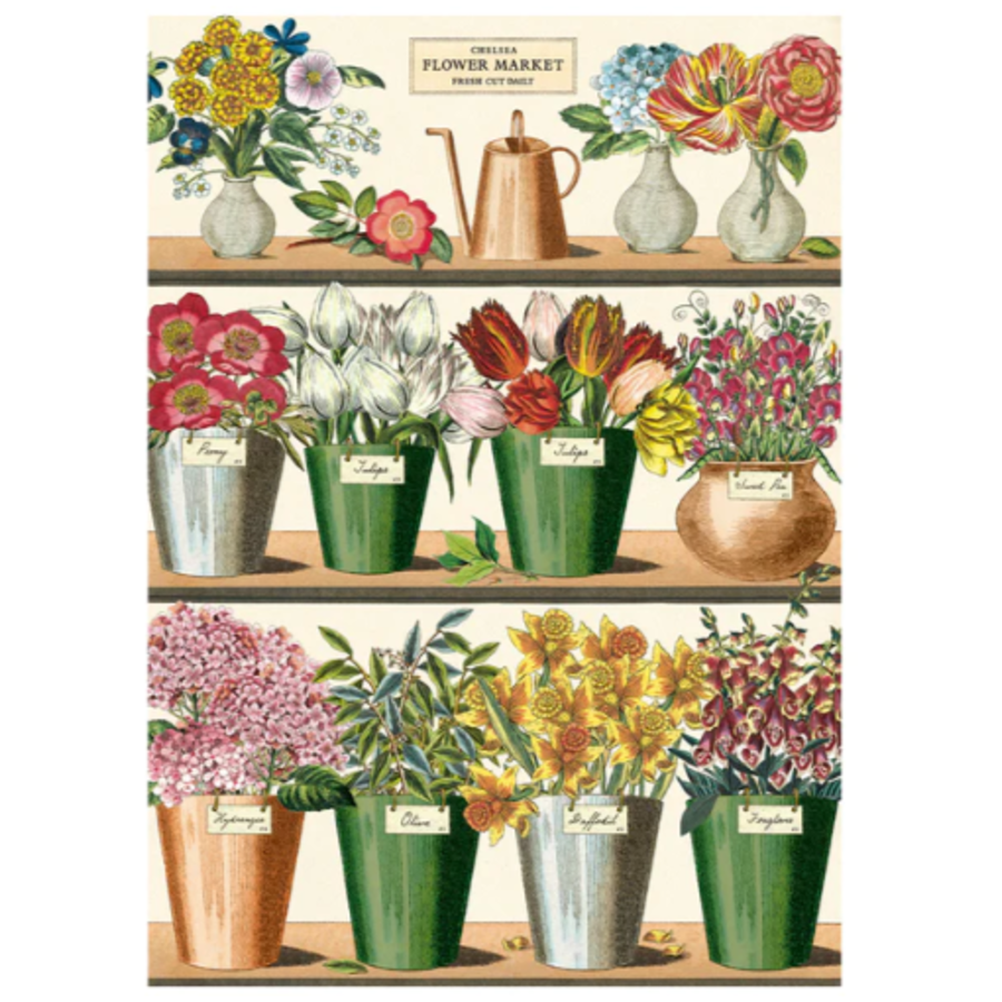 Flower Market Gift Wrap