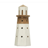 Creative Co-Op Wood Lighthouse White/Natural Creative Co-Op Wood Lighthouse White/Natural