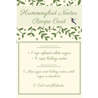 Nectar Recipe Card