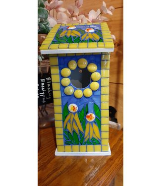 Flower Floozy Mosaic Bluebird House Flowers