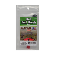 Red Port Brush 3 Pack