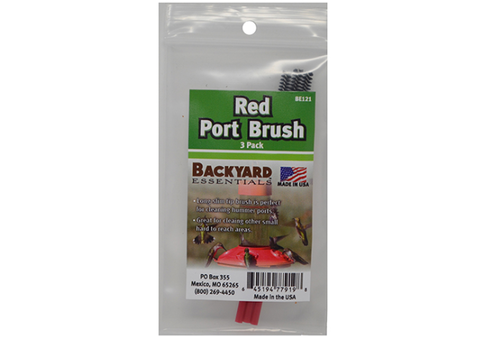  Red Port Brush 3 Pack 