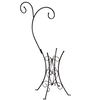 Metal Bird Bath Stand with Dual Shepherd's Hook