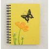 Mr. Ellie Pooh Fair Trade Yellow Butterfly Large Notebook