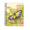 Mr. Ellie Pooh Fair Trade White/Yellow Butterfly Large Notebook
