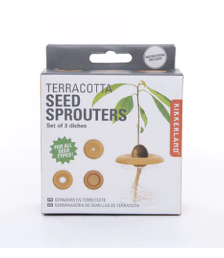 Kikkerland Terracotta Seed Sprouters