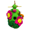 Raspberry Caterpillar Wool Birdhouse