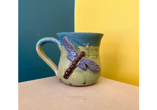  Mudworks Pottery Dragonfly Mug 