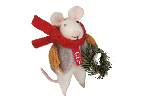  Primitives by Kathy Mouse Gus Wreath 