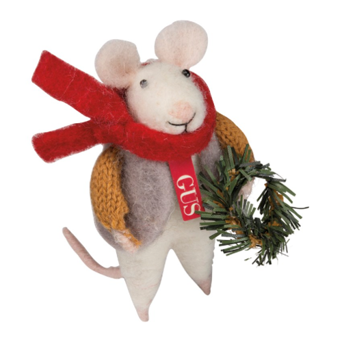  Primitives by Kathy Mouse Gus Wreath 
