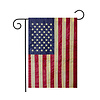 Tea Stained American Garden Flag