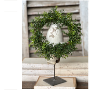Candle Ring Boxwood 12"
