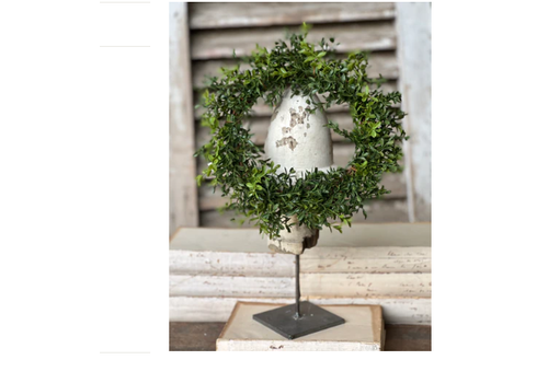  Candle Ring Boxwood 12" 