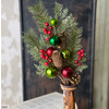 24" Festive Pine Spray