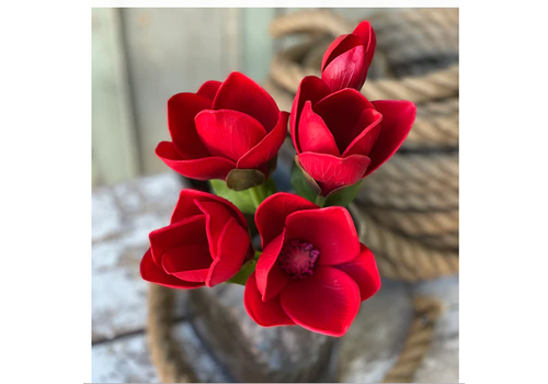  13" Magnolia Bundle Scarlet 