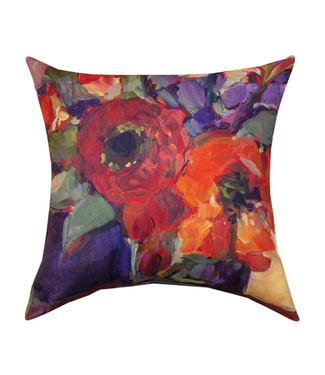 Poppies Square Pillow