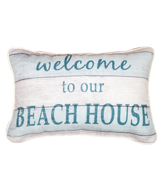 Welcome to Our Beach House Pillow