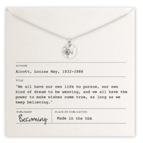  Becoming Dandelion Wishes Necklace SS 