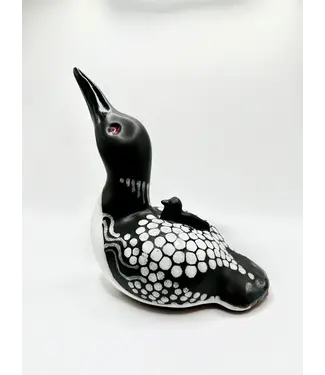 Wayne Village Pottery Loon Whistle & Sculpture