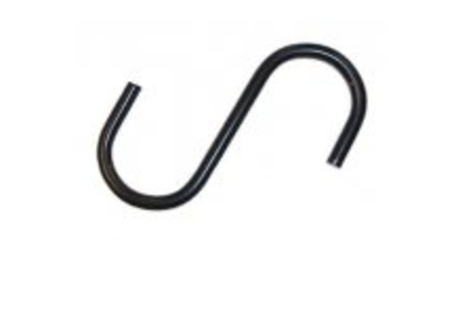  1/4" S Hook/Black/4" 
