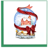 Quilling Cards Snow Globe Quilled Card