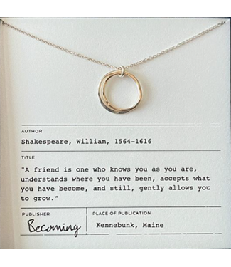 Becoming Friendship Circles Necklace M/M