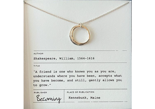 Becoming Friendship Circles Necklace M/M 