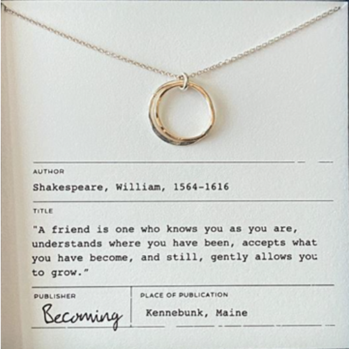  Becoming Friendship Circles Necklace M/M 