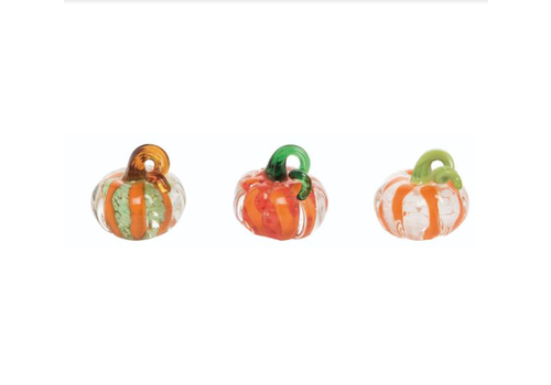 Glass Mini Pumpkins   Glass Mini Pumpkins