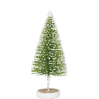 Bottle Brush Green Flocked