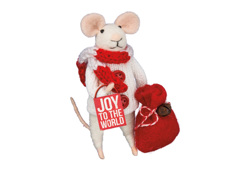  Primitives by Kathy Mouse Santa Sack 