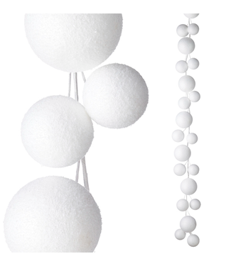 5.5' Snowball Garland