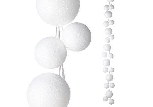  5.5' Snowball Garland 