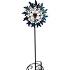 Spinner Stake Half Leaf Blue Yellow