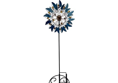  Spinner Stake Half Leaf Blue Yellow 