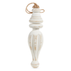 Distressed Wood Finial Ornament
