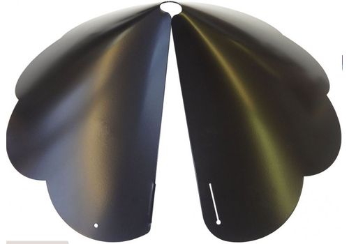  Wrap Around Scalloped Edge Cone Baffle 
