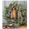Snowy Winter Warm Wreath 26"