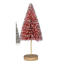 Bottle Brush Silver Glitter