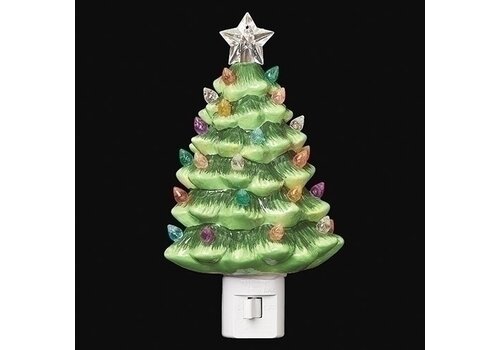  6" Vintage Tree Night Light 