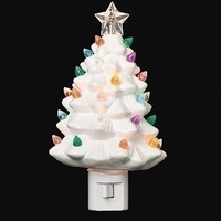 6" Vintage Tree Night Light