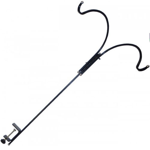  Platinum Cap Two Arm Clamp-On Deck Hanger 