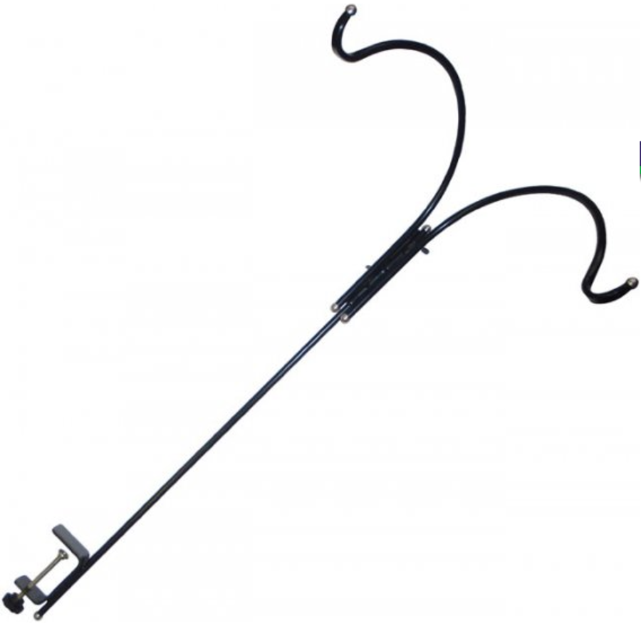 Platinum Cap Two Arm Clamp-On Deck Hanger