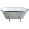 Creative Co-Op Decorative Metal Bath Tub