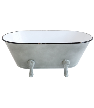 Creative Co-Op Decorative Metal Bath Tub