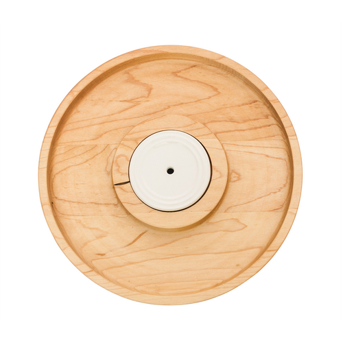  Nora Fleming Round Maple Cracker Tray 