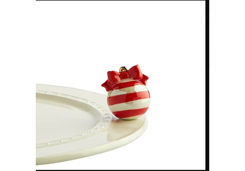  Nora Fleming Deck the Halls Mini Red & White 