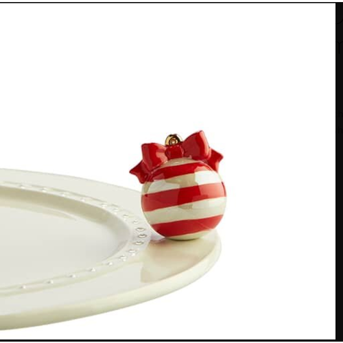  Nora Fleming Deck the Halls Mini Red & White 