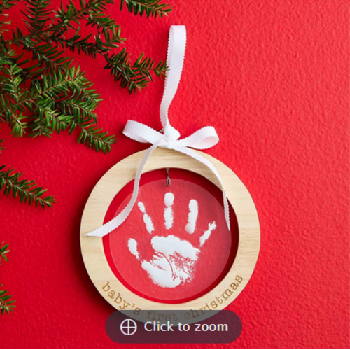  Mud Pie Baby's First Handprint Ornament Kit 