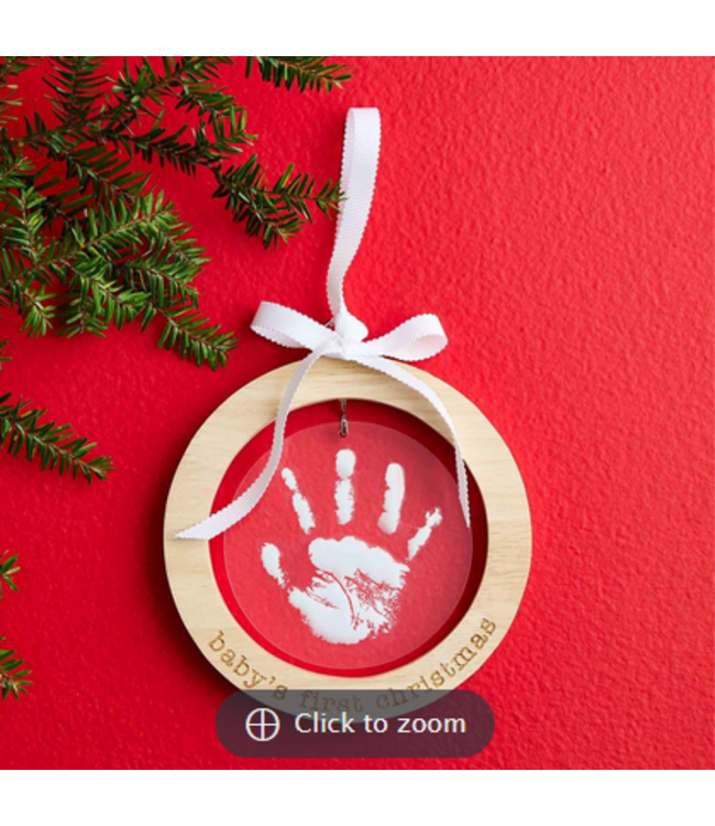 Mud Pie Baby's First Handprint Ornament Kit
